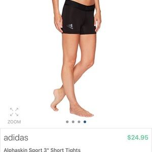 Adidas women’s 3” shorts XS
